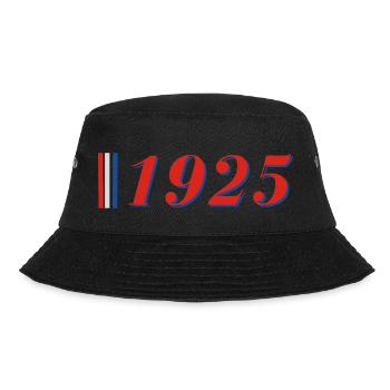 Jahr 1925 - Bucket Hat - Schwarz - Vorne - Lela (165cm)