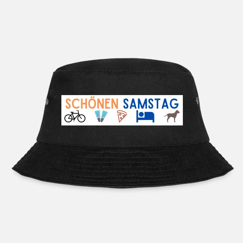 schönen samstag - Bucket Hat - Schwarz