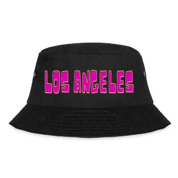 Los Angeles - Bucket Hat - Schwarz - Vorne - Lela (165cm)