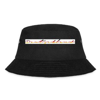 DEUTSCHLAND HEIMAT HEIMATLIEBE - Bucket Hat - Schwarz - Vorne - Lela (165cm)