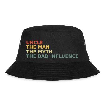 Uncle The Bad Influence - Bucket Hat - black - Front - Lela (165cm)