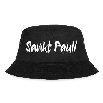 st pauli hamburg - Bucket Hat - Schwarz - Vorne - Lela (165cm)