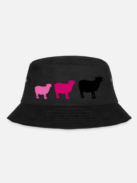 Famille de moutons - Bob - noir