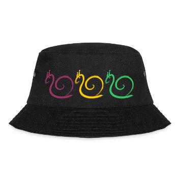 Schnecken - Bucket Hat - Schwarz - Vorne - Lela (165cm)