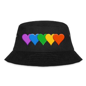 Fierté des cœurs arc-en-ciel - Bob - noir - Devant - Lela (165cm)