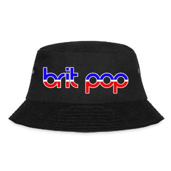 BRIT POP - Bucket Hat - black - Front - Lela (165cm)