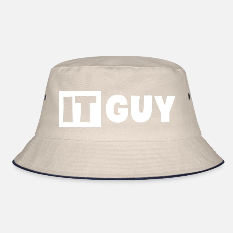 IT-Typ Lustiger Informationstechnologie-Tech-Desktop Bucket Hat