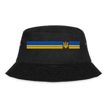UKRAINE Sportlich - Bucket Hat - Schwarz - Vorne - Lela (165cm)