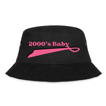 Jahr 2000 Baby - Bucket Hat - Schwarz - Vorne - Lela (165cm)