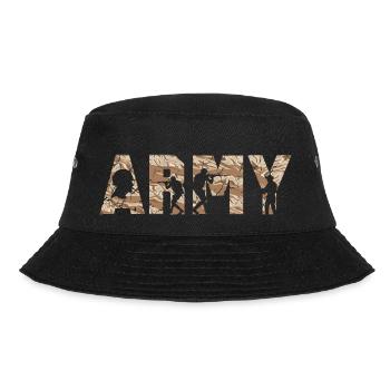 Army Military Air Force Navy Marines America USA - Bucket Hat - black - Front - Lela (165cm)