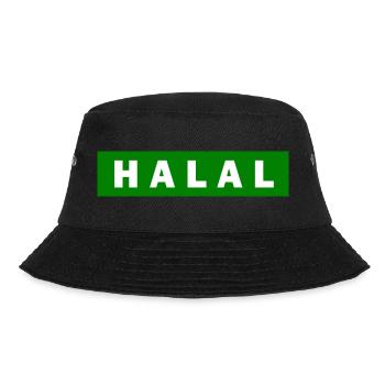 Halal - Bucket Hat - Schwarz - Vorne - Lela (165cm)