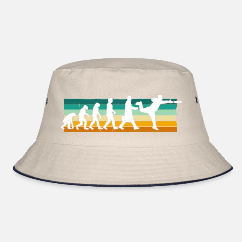 Disc Golf Disc Golfer Evolution Sport Bucket Hat