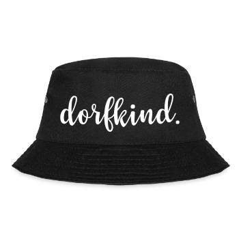 Dorfkind. - Bucket Hat - Schwarz - Vorne - Lela (165cm)