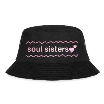 Besties - Soul Sisters - Bucket Hat - black - Front - Lela (165cm)