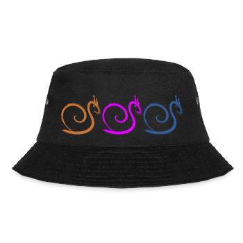 Schnecken - Bucket Hat - Schwarz - Vorne - Lela (165cm)