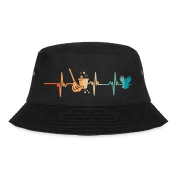 Heartbeat Haushalt - Bucket Hat - Schwarz - Vorne - Lela (165cm)