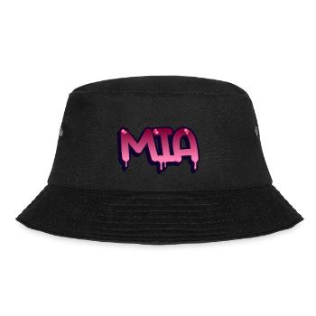 Graffiti Name Mia - Bucket Hat - Schwarz - Vorne - Lela (165cm)