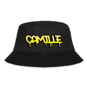 Graffiti prénom Camille - Bob - noir - Devant - Lela (165cm)