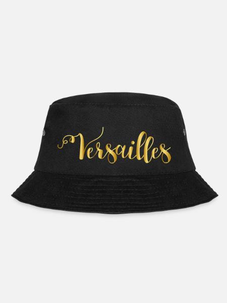 Versailles Goldener Schriftzug - Bucket Hat - Schwarz