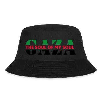 Gaza, Palestine, free palestina - Bucket Hat - Schwarz - Vorne - Lela (165cm)