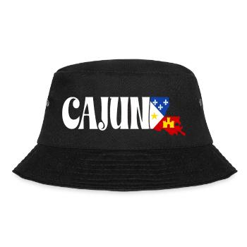 Cajun Pride Louisiana Roots Patriotic - Bucket Hat - black - Front - Lela (165cm)