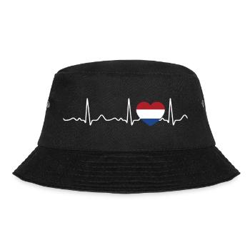 Pays-Bas - Battement cardiaque, pouls, ligne cardiaque, ECG - Bob - noir - Devant - Lela (165cm)