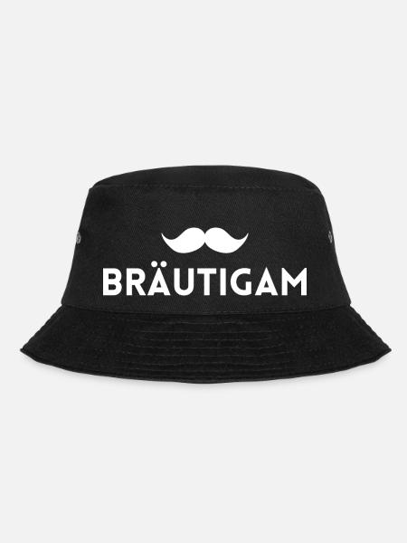 Bräutigam - Bucket Hat - Schwarz