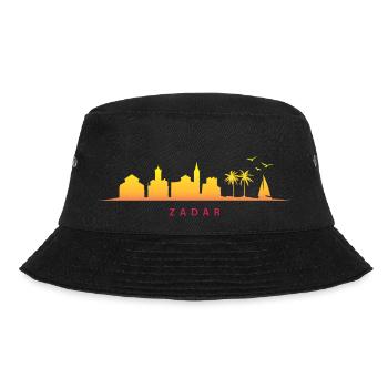 Croatia hrvatska kroatien hrv hr travel Zadar - Bucket Hat - black - Front - Lela (165cm)