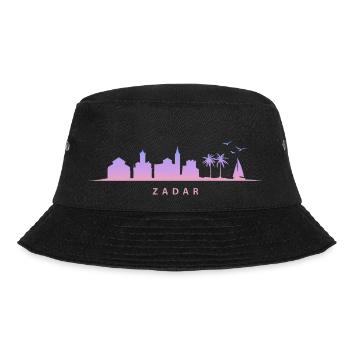 Croatia hrvatska kroatien hrv hr travel Zadar - Bucket Hat - black - Front - Lela (165cm)