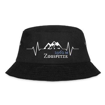 Höhe Zugspitze Souvenir - Bucket Hat - Schwarz - Vorne - Lela (165cm)