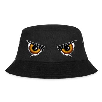 Halloween Augen - Bucket Hat - Schwarz - Vorne - Lela (165cm)