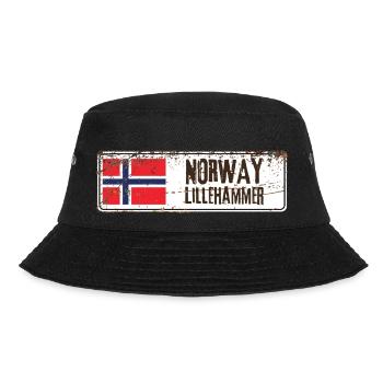 Lillehammer Norvège Drapeau - Bob - noir - Devant - Lela (165cm)