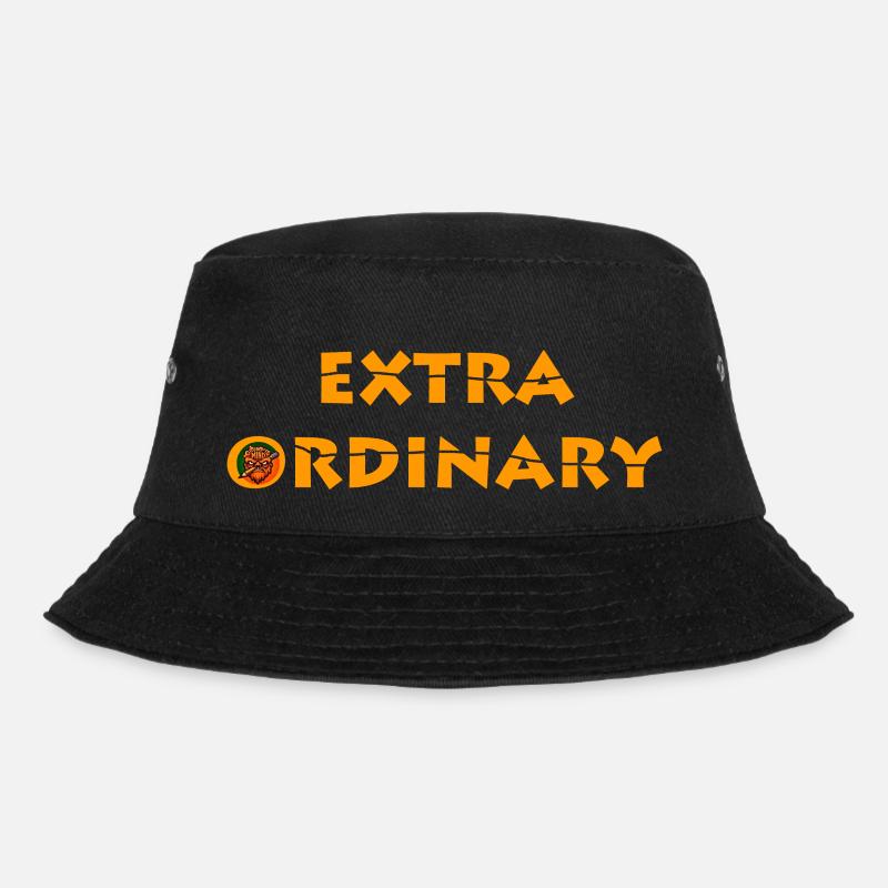 Extra Ordinary - Bucket Hat - black
