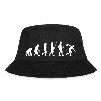 Kegeln - Bucket Hat - Schwarz - Vorne - Lela (165cm)