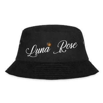 Luna Rose Name for Women Kids Toddlers - Luna Rose - Bucket Hat - black - Front - Lela (165cm)