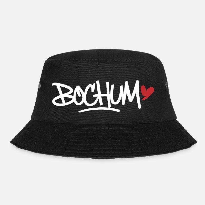 Bochum Graffiti Tag - Bucket Hat - Schwarz