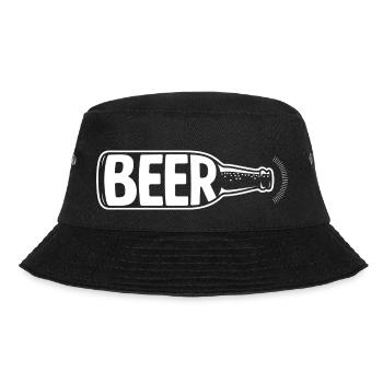 Beer - Funny Beer Logo Tshirt - Bucket Hat - black - Front - Lela (165cm)