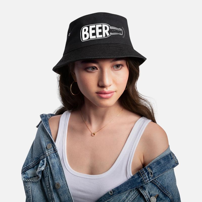 Beer - Funny Beer Logo Tshirt Bucket Hat