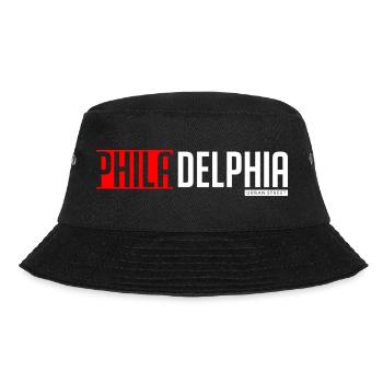 Colorful text-based design of Philly and Delta - Bucket Hat - black - Front - Lela (165cm)