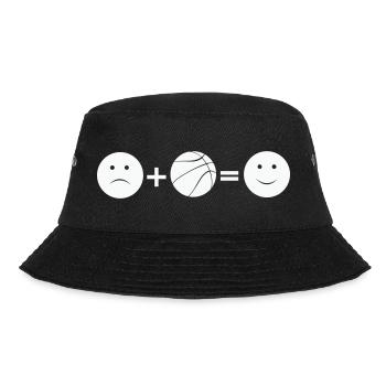 Basketball Love - Bucket Hat - Schwarz - Vorne - Lela (165cm)