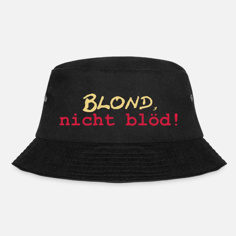 Blond nicht blöd - Bucket Hat - Schwarz