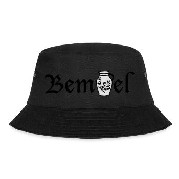 Deutscher Bembel FFM - Bucket Hat - Schwarz - Vorne - Lela (165cm)