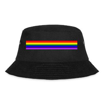 Band rainbow / rainbow band - Bucket Hat - black - Front - Lela (165cm)