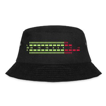 Equalizer dreifarbig EQ Musik Anlage Techno Club S - Bucket Hat - black - Front - Lela (165cm)