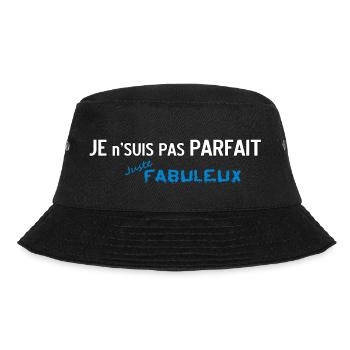 Not Perfect but Fabulous 2 - Bucket Hat - black - Front - Lela (165cm)