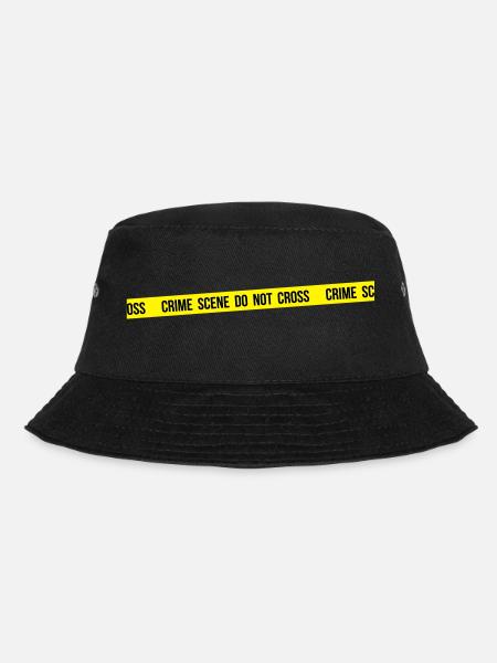 Tatort nicht überqueren - Bucket Hat - Schwarz