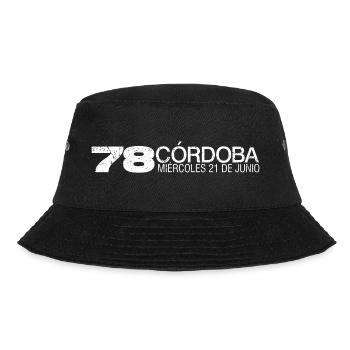 78 Cordoba (white oldstyle) - Bucket Hat - black - Front - Lela (165cm)