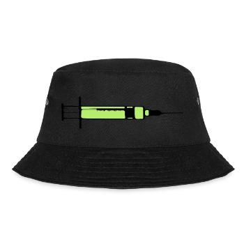 Giftspritze Toxic 2c - Bucket Hat - Schwarz - Vorne - Lela (165cm)