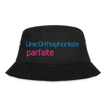 Orthophoniste / Orthophonie / Docteur / Médecin - Bucket Hat - black - Front - Lela (165cm)