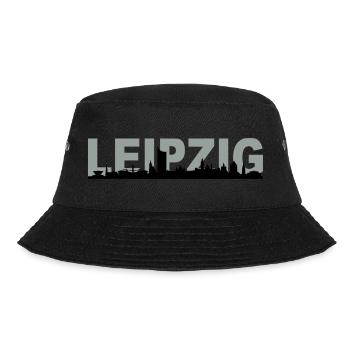 Skyline Leipzig Name - Bucket Hat - Schwarz - Vorne - Lela (165cm)